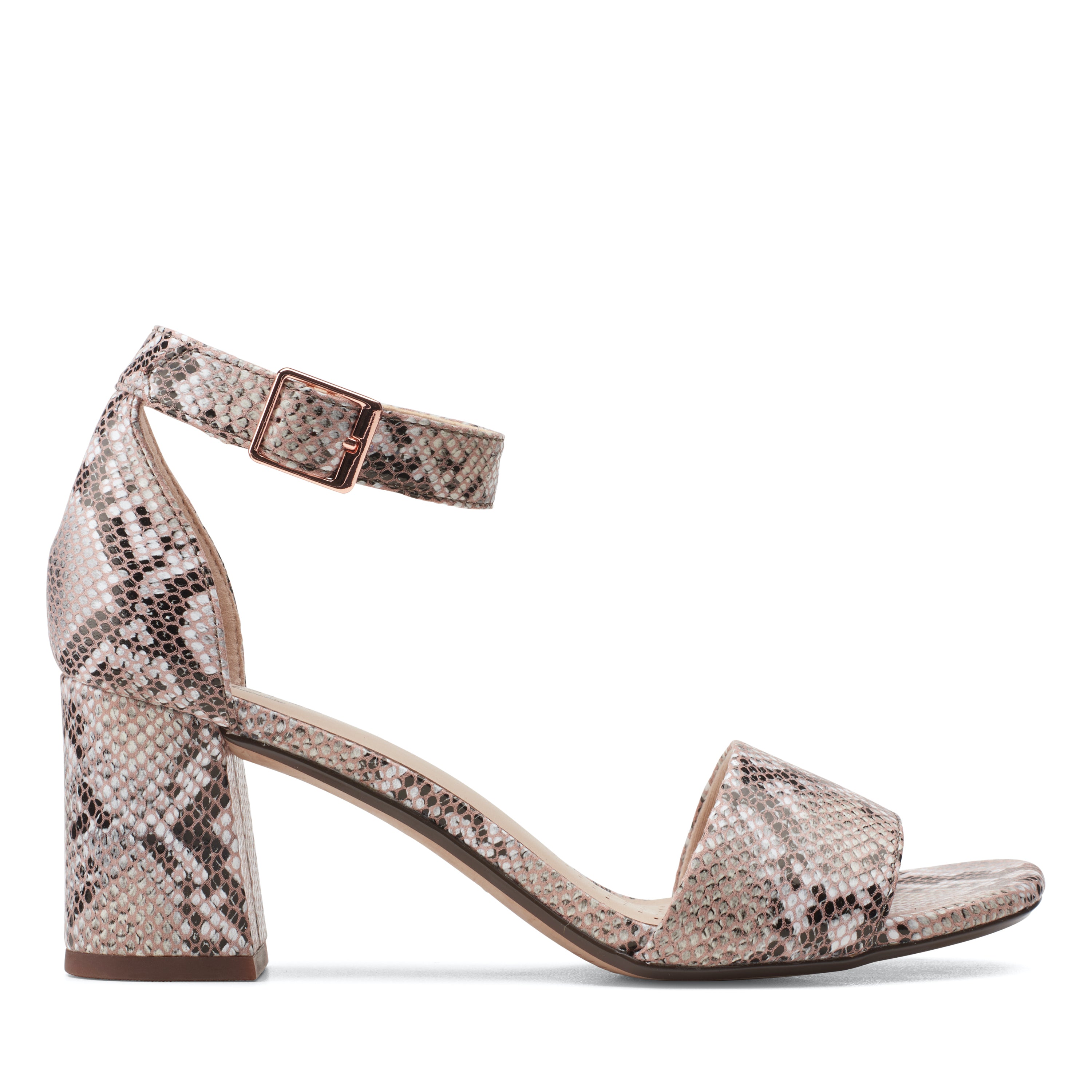 Buy Tan Brown Heeled Sandals for Women by Acai Online | Ajio.com