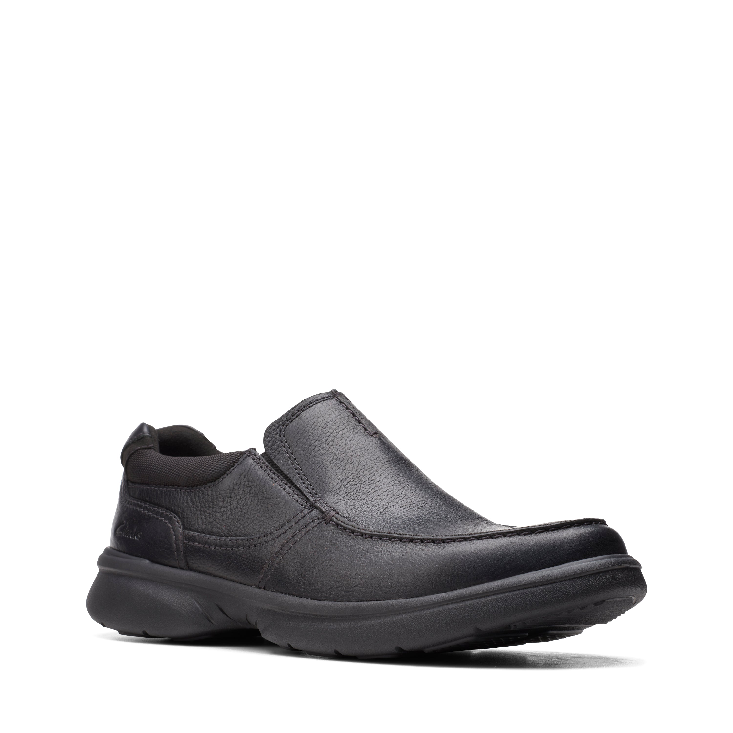 Clarks slip 2025 on leather shoes