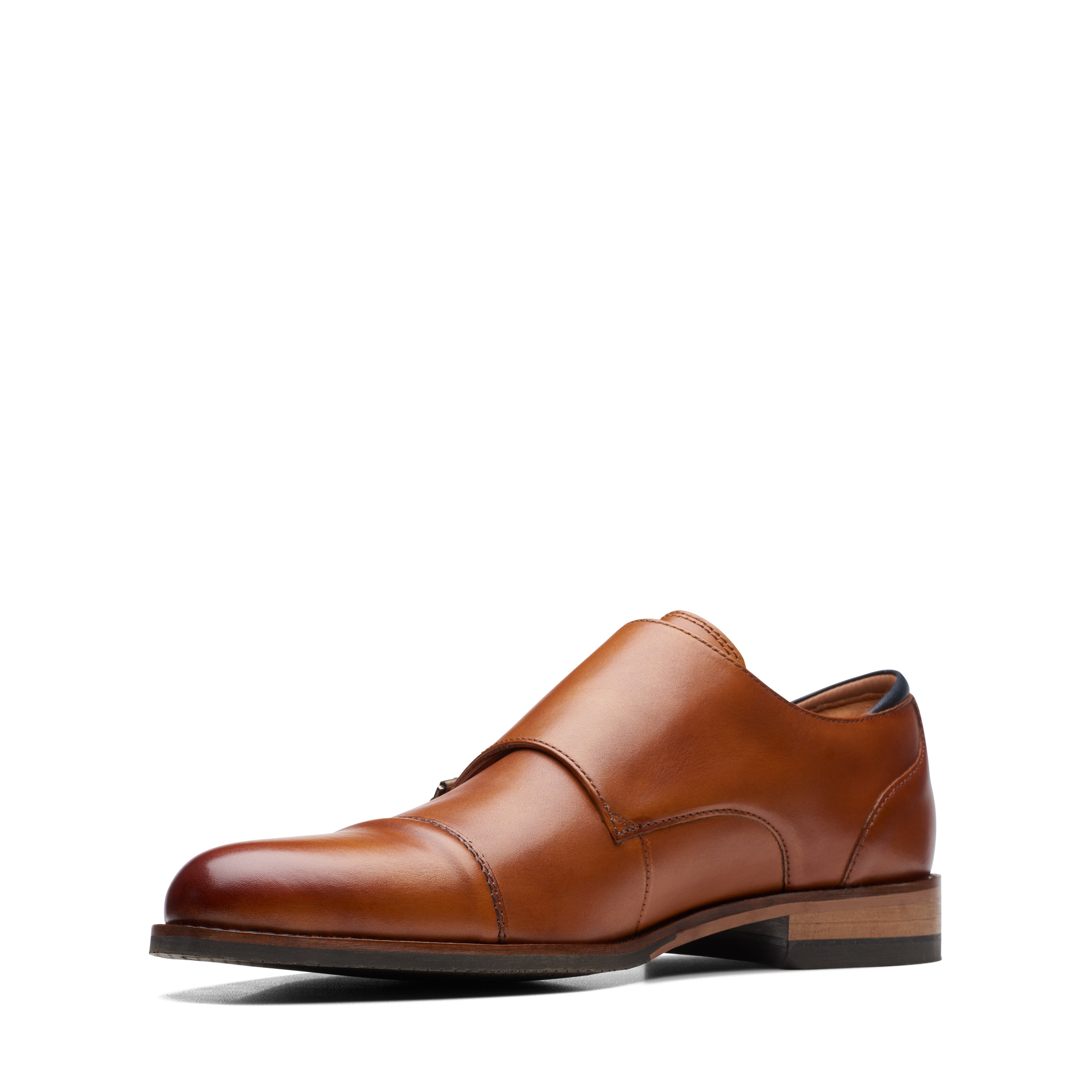 Clarks monk 2024 strap shoes