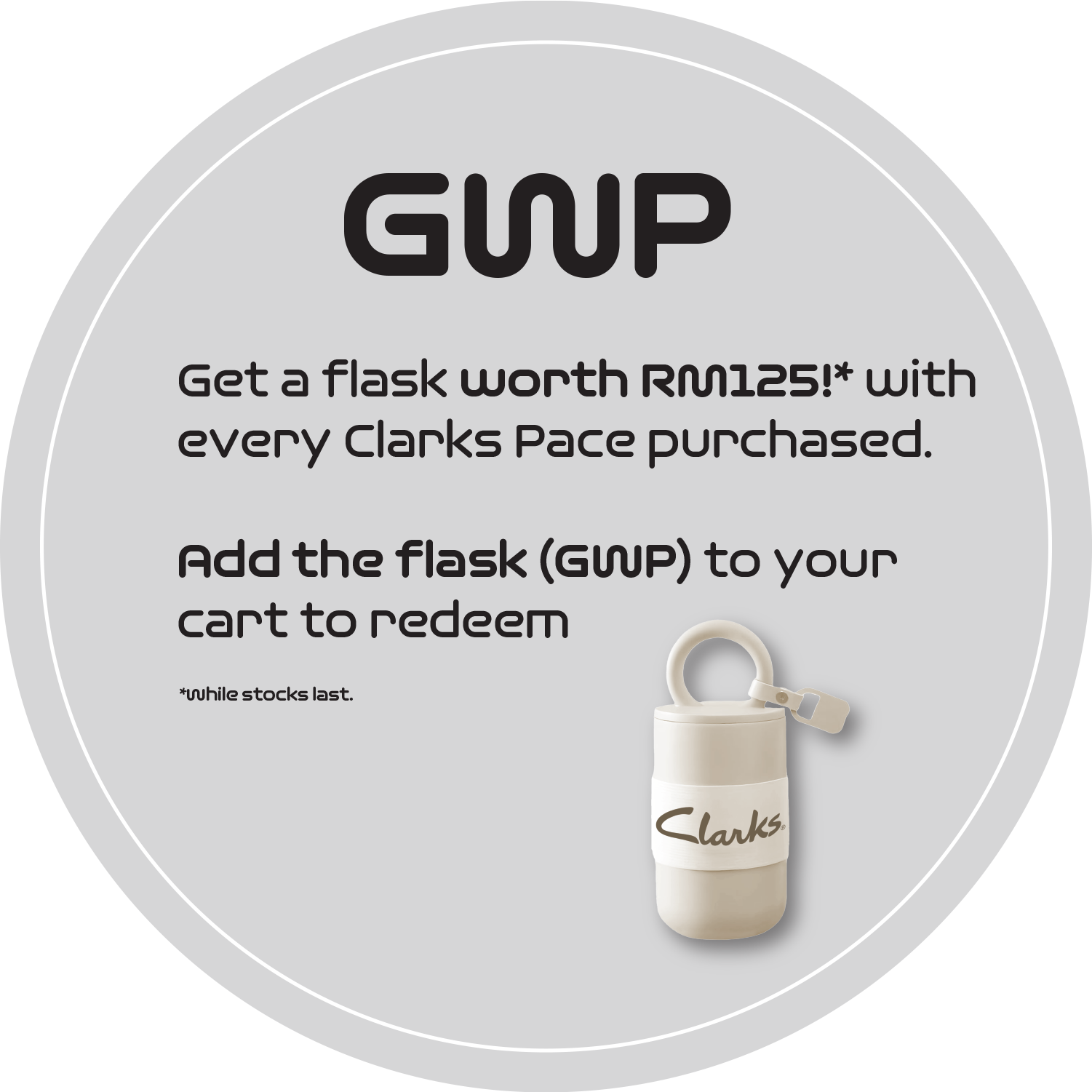 GWP PACE Bottle - NOT FOR SALE