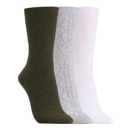 Long Smart Casual Socks 3 Pack W