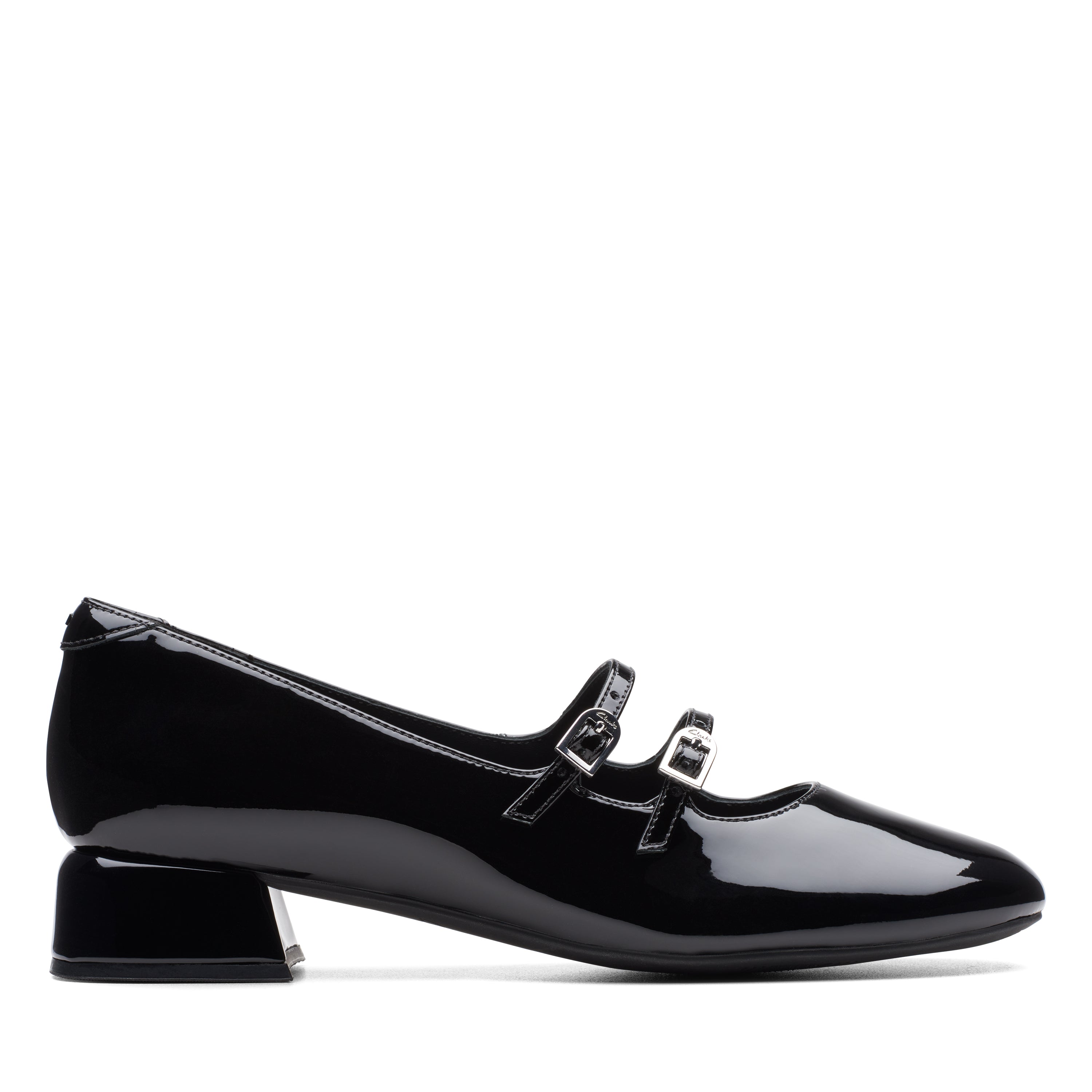 Clarks black heels discount sale