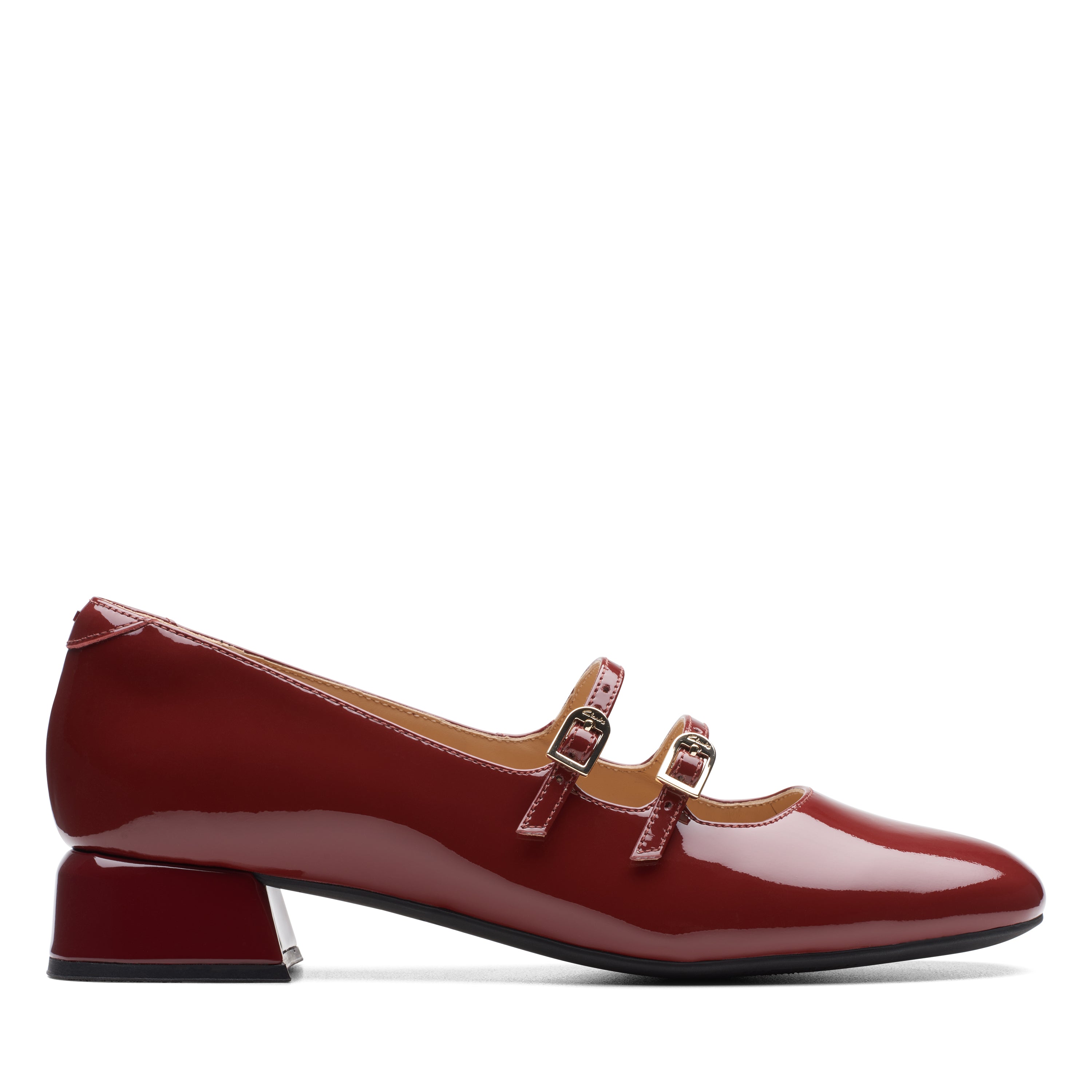 Clarks red clearance pumps