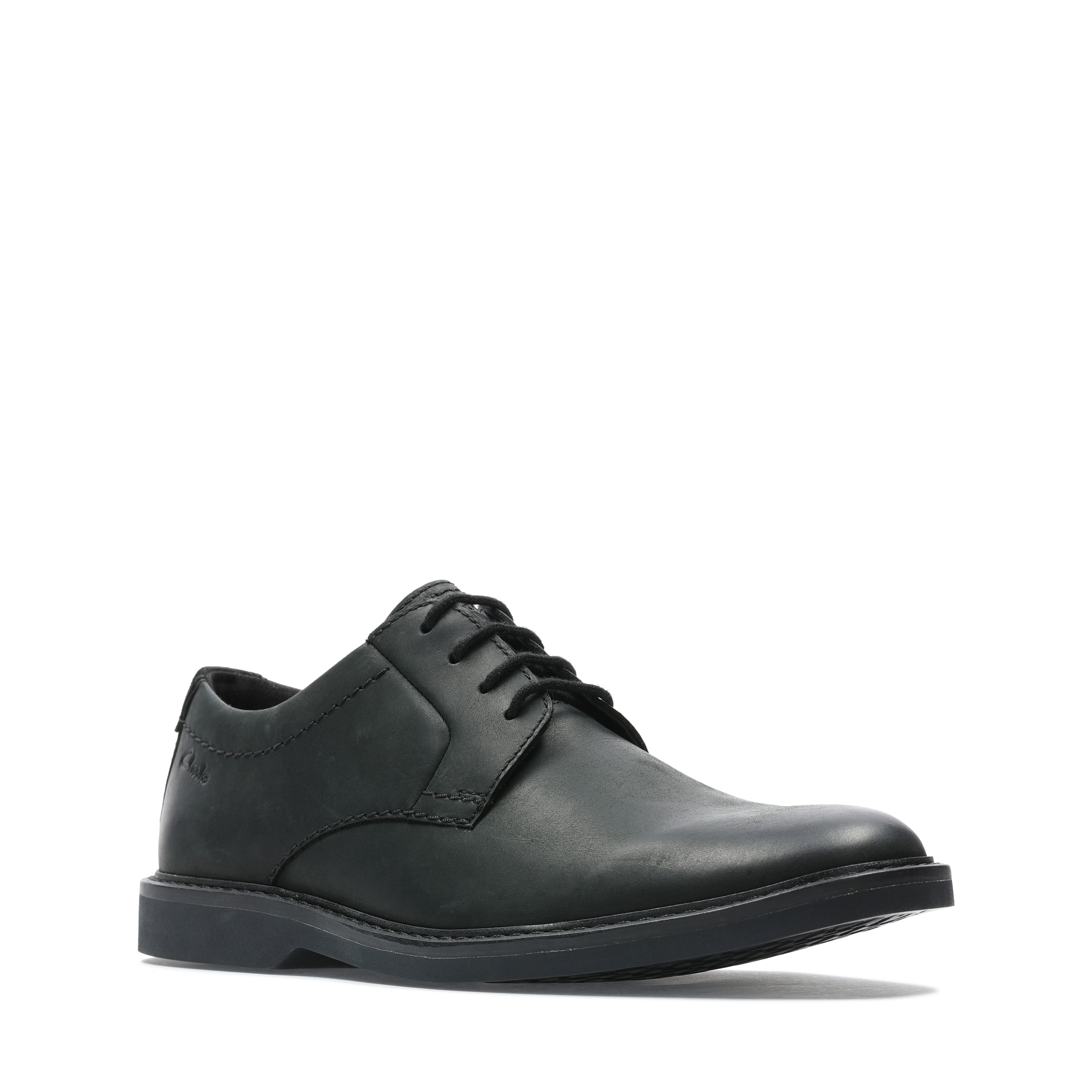 Clarks atticus plain toe derby sale