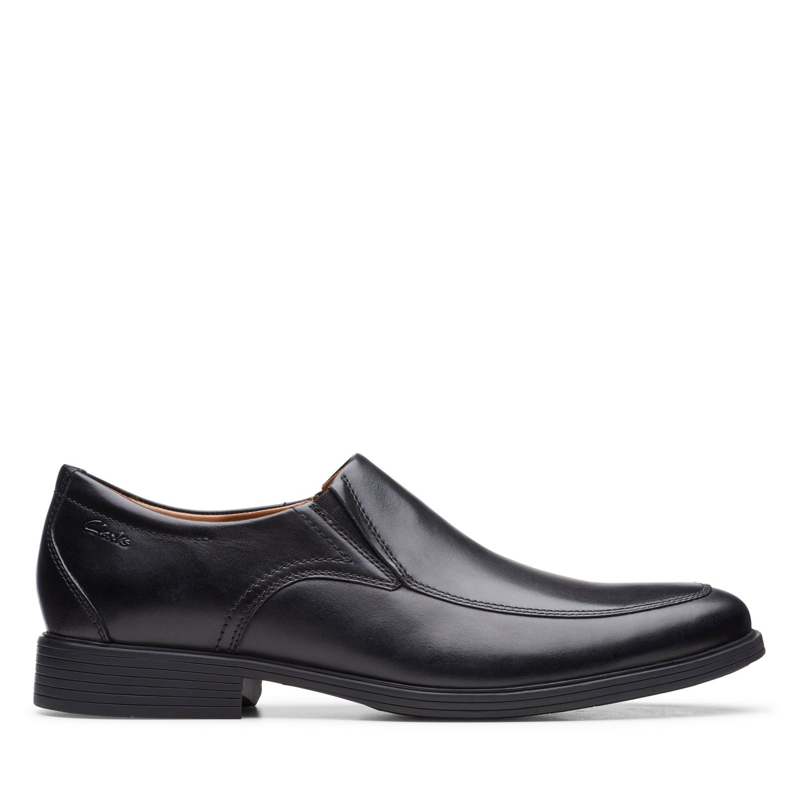Clarks Mocassins Whiddon Step pour homme, cuir noir, 40 EU Clarks Mocassins Whiddon Step pour homme, cuir noir, 40 EU